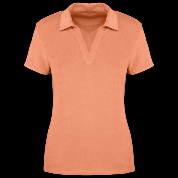 Polo écoresponsable en éponge femme Personnalisable | BCM Goodies