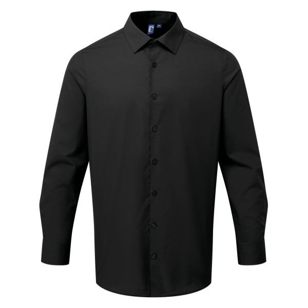 Chemise popeline RECYCLIGHT à manches longues pour homme Personnalisable | BCM Goodies