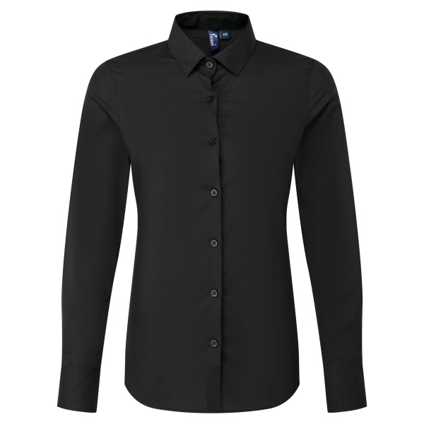 Chemise popeline RECYCLIGHT à manches longues pour femme Personnalisable | BCM Goodies