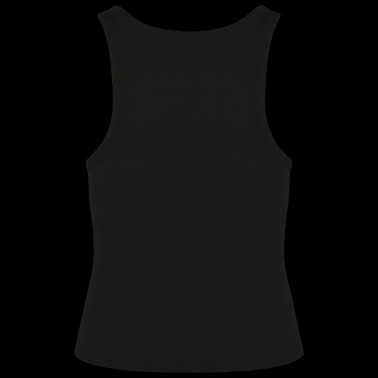 Débardeur écoresponsable côtelé femme Personnalisable | BCM Goodies