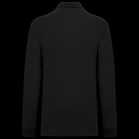 Polo piqué manches longues Bio180 homme Personnalisable | BCM Goodies