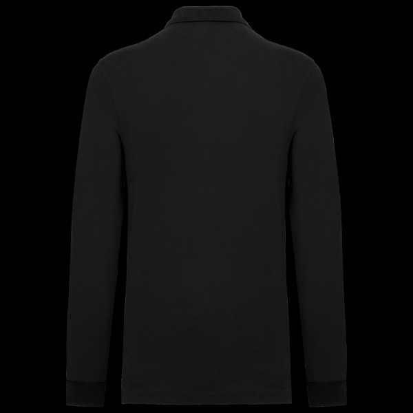 Polo piqué manches longues Bio180 homme Personnalisable | BCM Goodies
