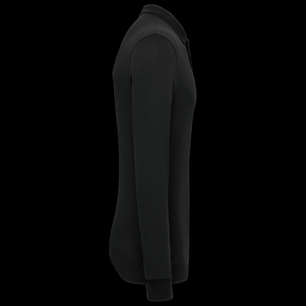 Polo piqué manches longues Bio180 homme Personnalisable | BCM Goodies