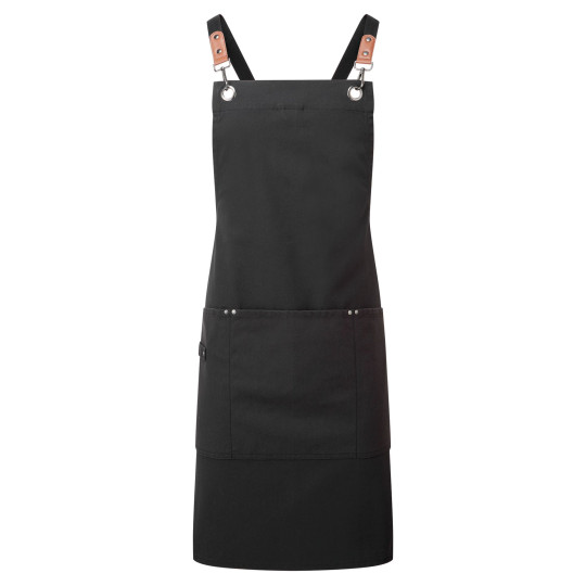 Tablier bavette à bretelles croisées dans le dos CLIP N CLASP Personnalisable | BCM Goodies