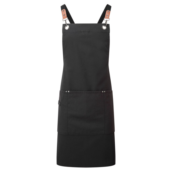 Tablier bavette à bretelles croisées dans le dos CLIP N CLASP Personnalisable | BCM Goodies
