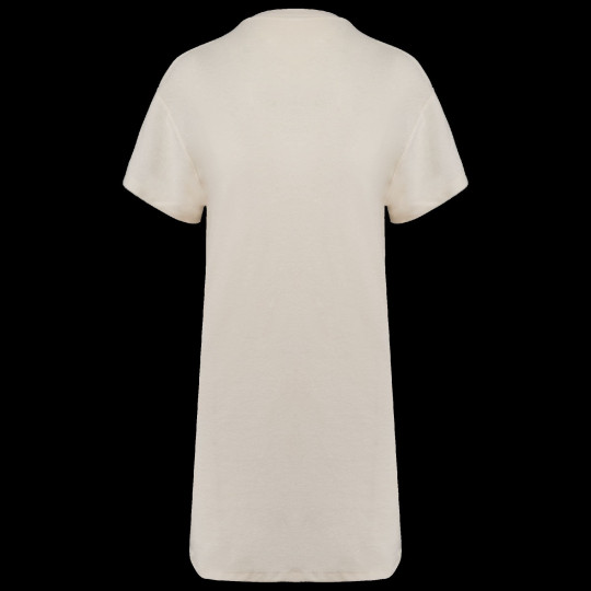 Robe t-shirt écoresponsable en éponge à épaules tombantes femme Personnalisable | BCM Goodies