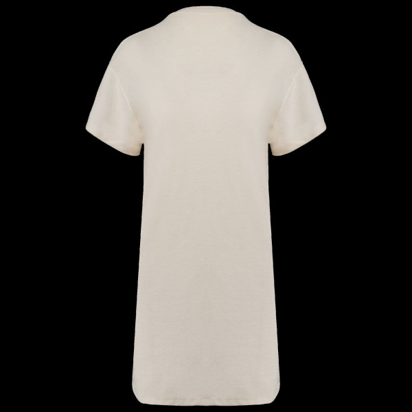 Robe t-shirt écoresponsable en éponge à épaules tombantes femme Personnalisable | BCM Goodies