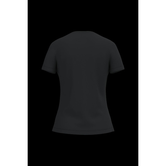 T-shirt à traitement antibactérien pour femme en polyester et coton peigné - BCM Goodies