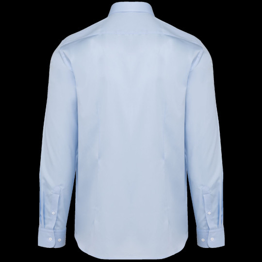 Chemise Popeline Manches Longues Homme en Coton Biologique - BCM Goodies