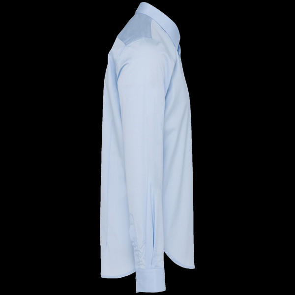 Chemise Popeline Manches Longues Homme en Coton Biologique - BCM Goodies