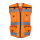 Gilet haute visibilité personnalisable - Polyester - Classe 2 EN ISO20471:2013 - BCM Goodies