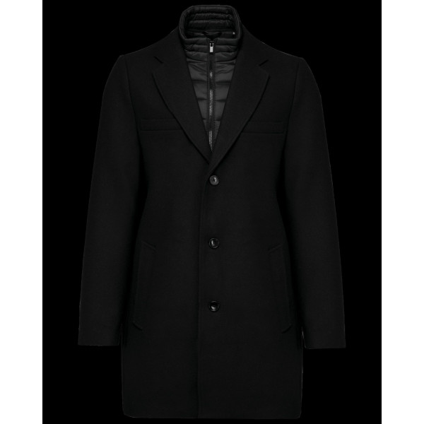 Manteau pour homme personnalisable en polyester et laine - BCM Goodies