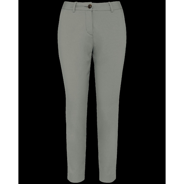 Pantalon chino 7/8 écoresponsable pour femme en coton biologique - BCM Goodies