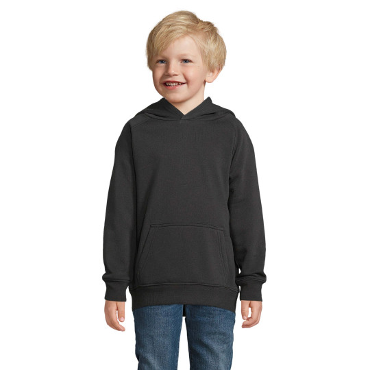 Sweat-shirt enfant à capuche Sol's Stellar Kids en coton bio et polyester recyclé - BCM Goodies