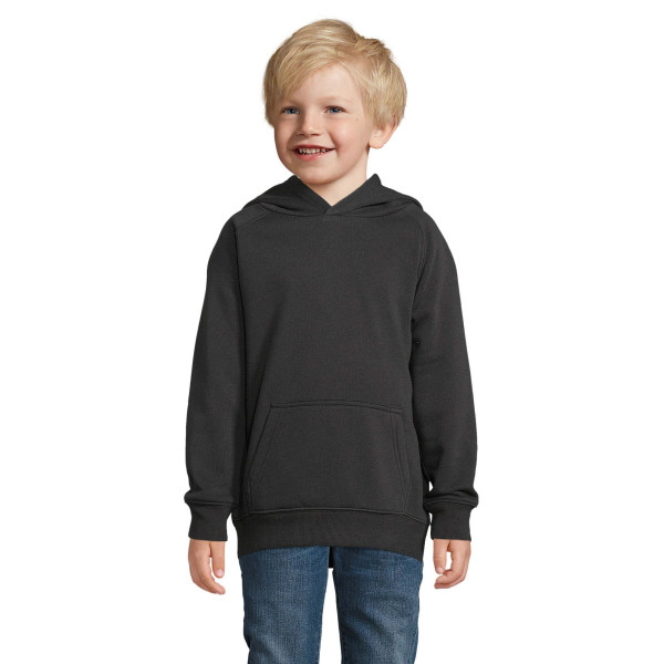 Sweat-shirt enfant à capuche Sol's Stellar Kids en coton bio et polyester recyclé - BCM Goodies