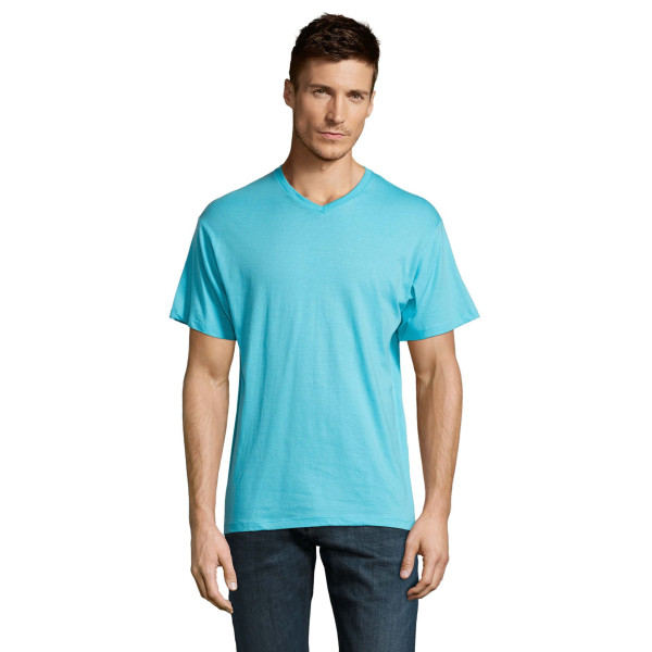 Tee-shirt homme SOL'S VICTORY Men - Tee-shirt publicitaire B2B en coton ringspun jersey 150 - Personnalisable avec logo - C