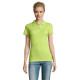 Polo femme en coton peigné Ringspun SOL'S PERFECT WOMEN - 180g/m² - Coupe cintrée - Col et bas de manches en côte 1x1 - Pat