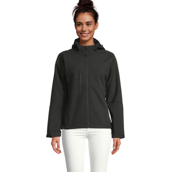 Softshell femme à capuche SOL'S REPLAY WOMEN - Polyester/Elasthanne - Personnalisable