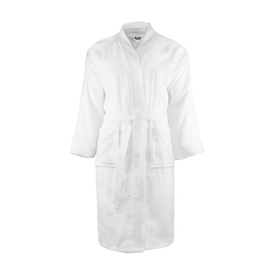 Peignoir unisexe de la gamme KIMONO en coton peigné ring-spun pour entreprises - The One Towelling