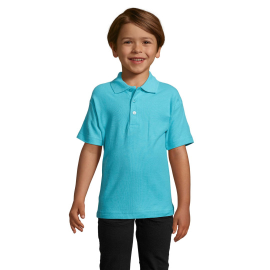 Polo enfant en coton peigné ringspun maille piquée 170 - SOL'S SUMMER II KIDS