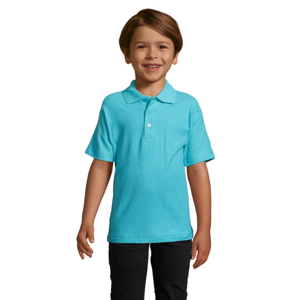 Polo enfant en coton peigné ringspun maille piquée 170 - SOL'S SUMMER II KIDS