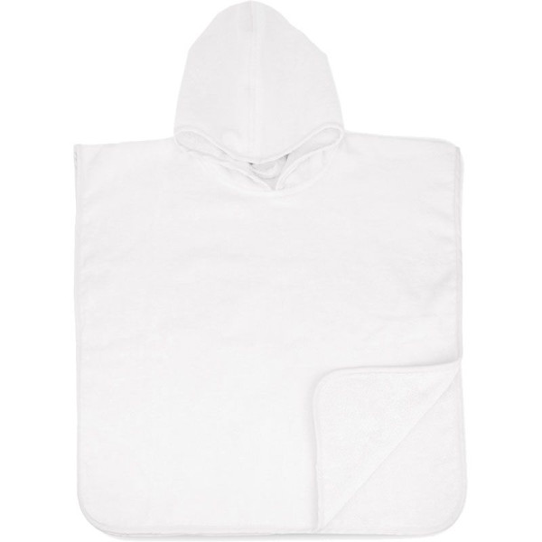 Poncho capuche bébé personnalisable en coton de haute qualité - BCM Goodies