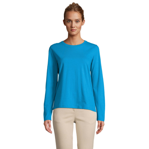 Tee-shirt femme SOL'S MONARCH WOMEN - Tee-shirt publicitaire B2B en coton semi-peigné ringspun