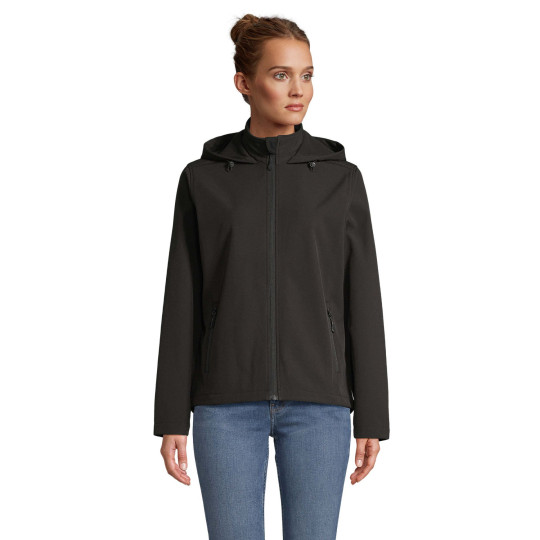 Veste à capuche pour femme SOL'S RACE HOODED WOMEN en polyester recyclé - BCM Goodies