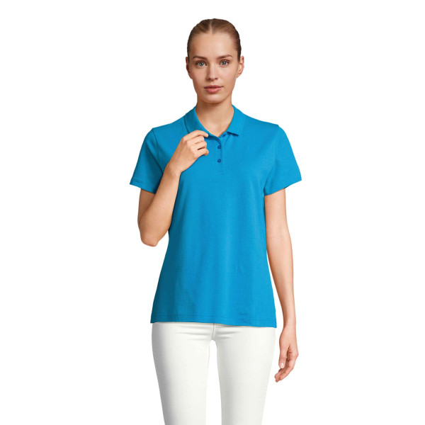 Polo femme personnalisable en coton peigné ringspun - SOL'S PULSE WOMEN