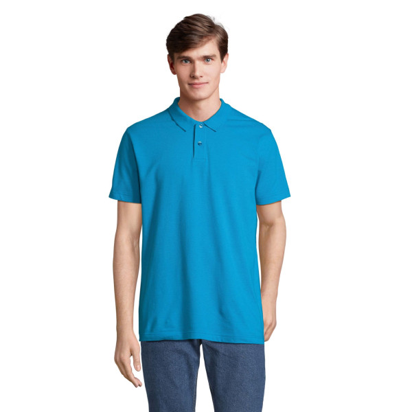 Polo personnalisé en coton peigné ringspun - SOL'S PULSE UNISEX POLO - BCM Goodies