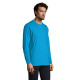 Tee-shirt homme col rond manches longues SOL'S MONARCH - 100% coton - Gris chiné - Personnalisable - Idéal pour communicati