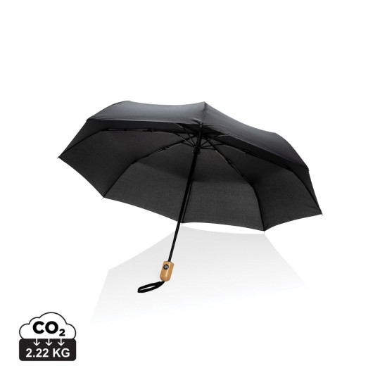 Parapluie automatique en bambou rPET 190T recyclé - BCM Goodies