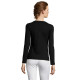 Tee-shirt femme col rond manches longues SOL'S MAJESTIC en coton - BCM Goodies