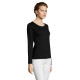 Tee-shirt femme col rond manches longues SOL'S MAJESTIC en coton - BCM Goodies