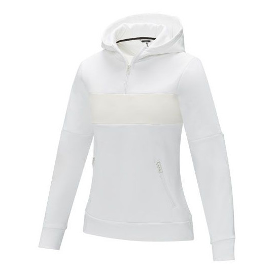 Sweat à capuche anorak demi-zip pour femme - BCM Goodies