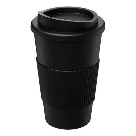 Gobelet isolant Americano® 350ml avec bandeau antidérapant - Personnalisable - BCM Goodies