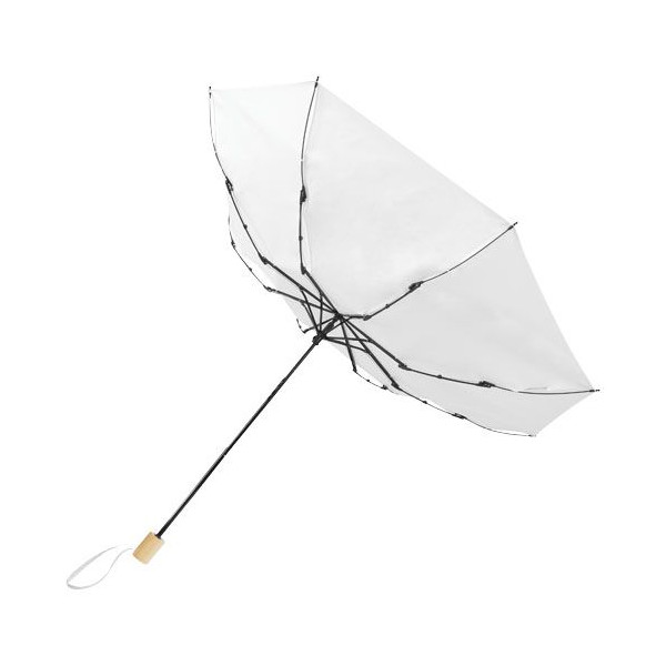 Parapluie 21 pliable windproof en PET recyclé Birgit Personnalisable | BCM Goodies