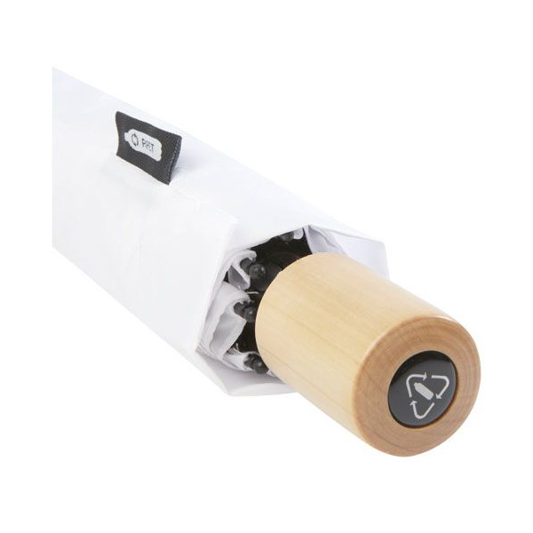 Parapluie 21 pliable windproof en PET recyclé Birgit Personnalisable | BCM Goodies