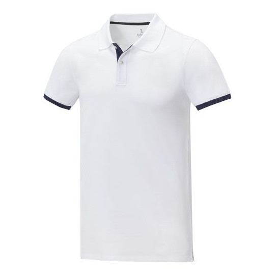 Polo Morgan manches courtes deux tons homme - Personnalisable pour votre marque | BCM Goodies