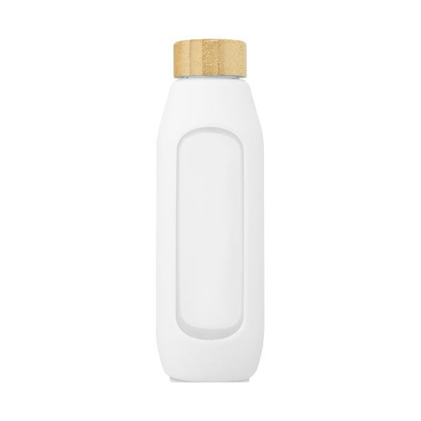 Bouteille Tidan en verre borosilicate de 600 ml avec grip en silicone - BCM Goodies