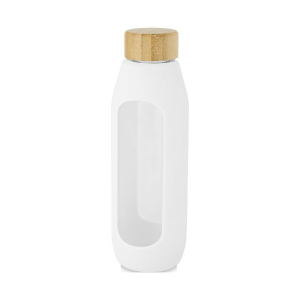 Bouteille Tidan en verre borosilicate de 600 ml avec grip en silicone - BCM Goodies