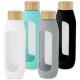 Bouteille Tidan en verre borosilicate de 600 ml avec grip en silicone - BCM Goodies