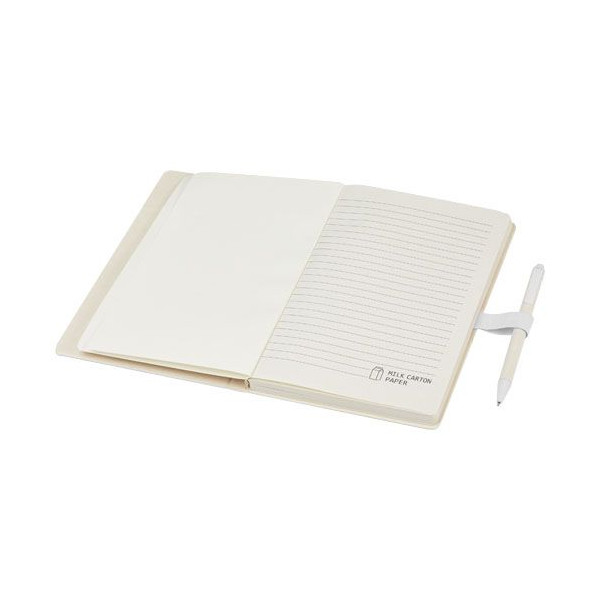 Ensemble carnet de notes A5 et stylo bille Dairy Dream - Produit écologique et pratique