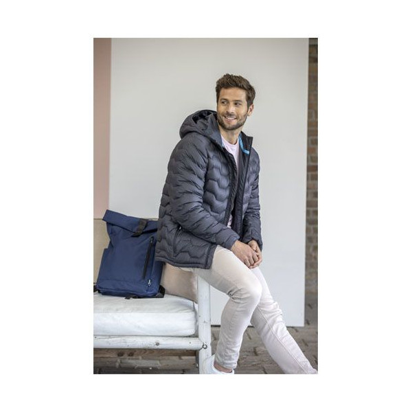 Veste duvet isotherme Petalite recyclée certifiée GRS pour homme - BCM Goodies