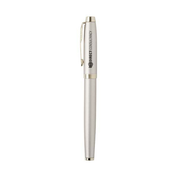 Stylo roller Parker IM - Plume en acier inoxydable - Coffret cadeau inclus