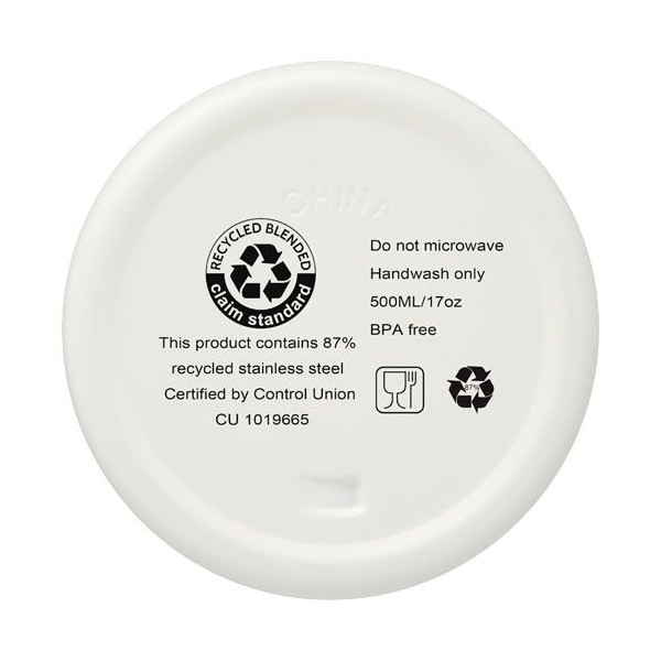 Bouteille isotherme Vasa en acier inoxydable recyclé certifié RCS 500 ml - BCM Goodies