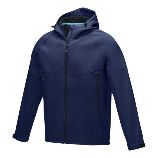 Veste softshell recyclée GRS de Coltan pour homme - Protection optimale contre les intempéries