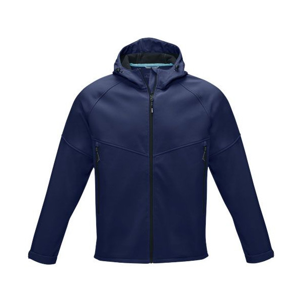 Veste softshell recyclée GRS de Coltan pour homme - Protection optimale contre les intempéries