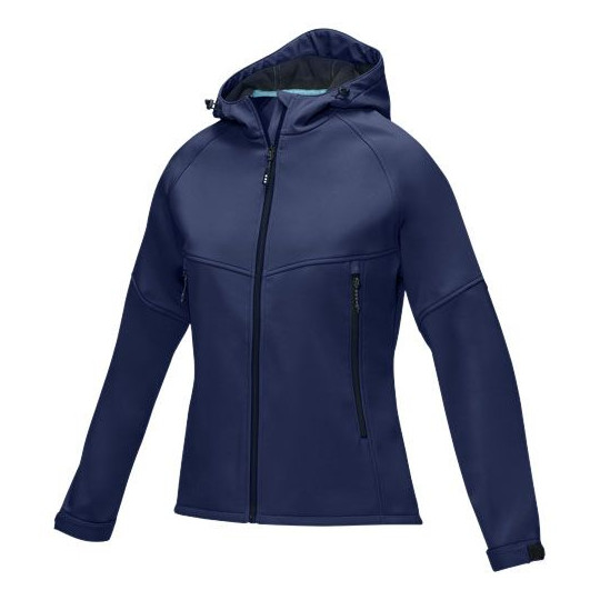 Veste softshell recyclée femme Coltan - Vêtement éco-responsable pour les aventures en plein air | BCM Goodies