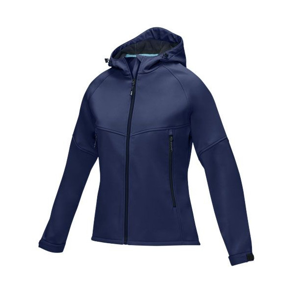 Veste softshell recyclée femme Coltan - Vêtement éco-responsable pour les aventures en plein air | BCM Goodies
